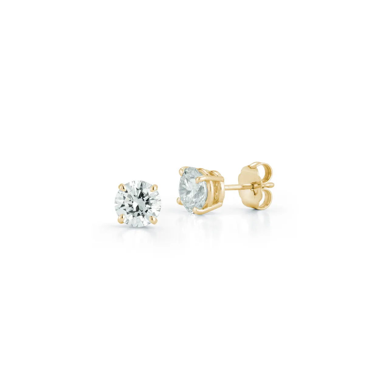 DRD Diamond Solitaire Studs 1.80 Ct. Total Weight