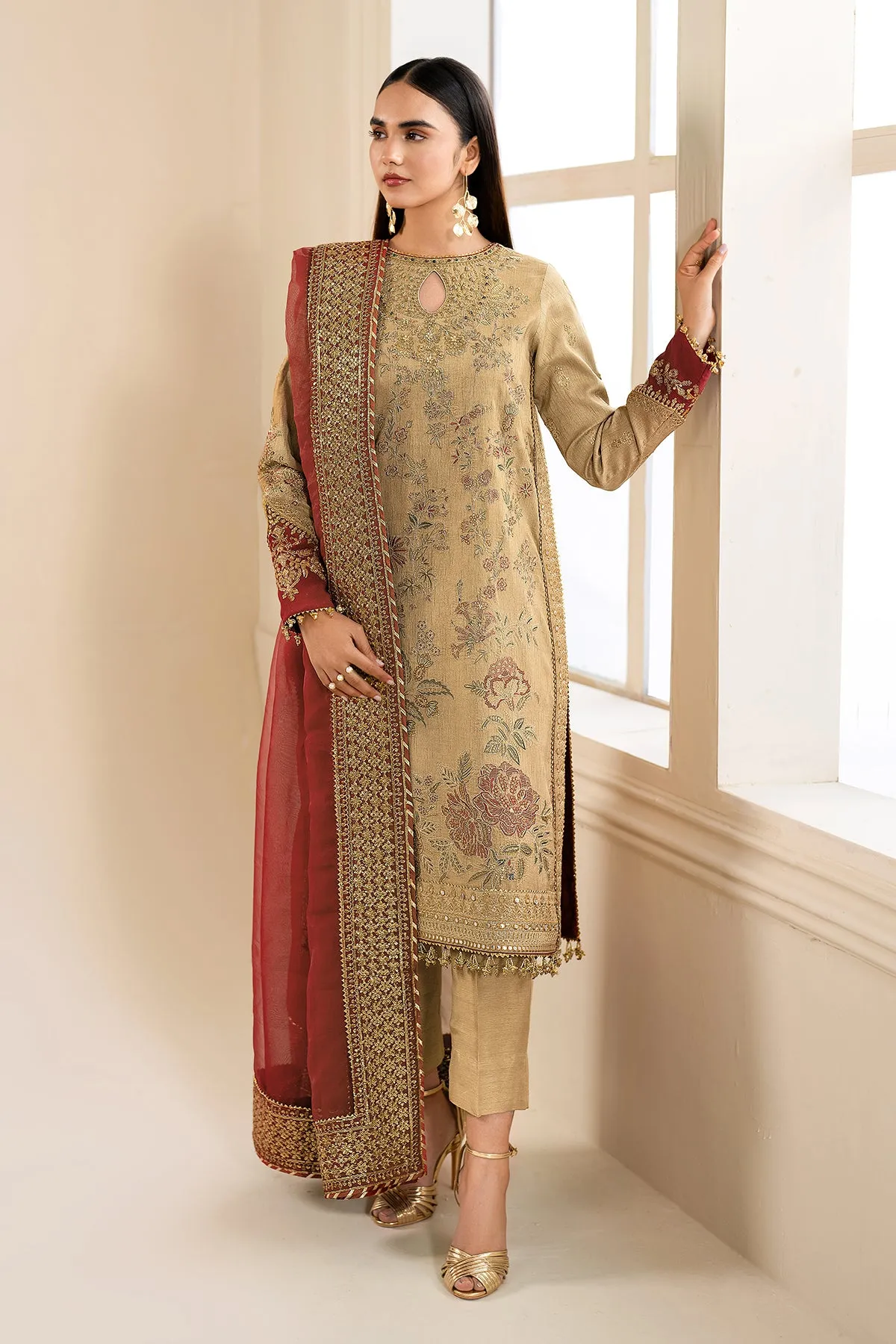 EMBROIDERED SILK UF-619