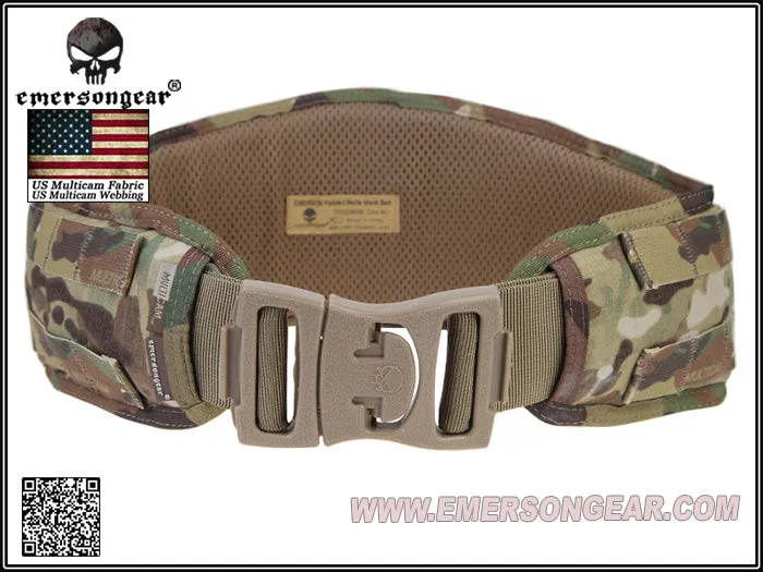 Emerson Gear Padded Molle Waist Belt (Black / Tan / Multicam)