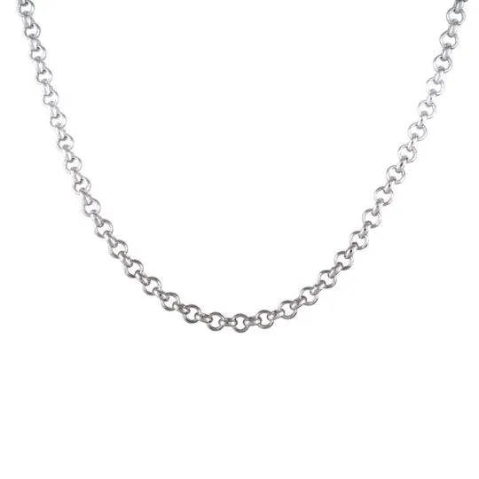 Emozioni Silver 30 Inch Belcher Chain