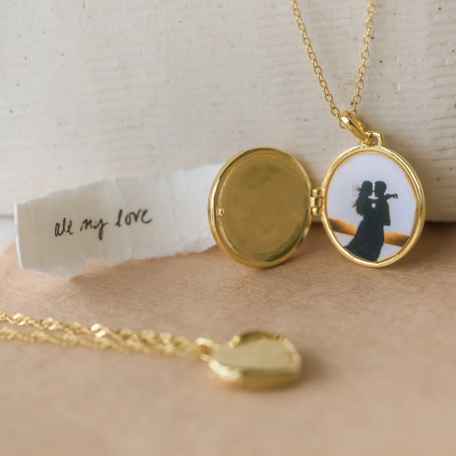 Endless Love Locket Necklaces