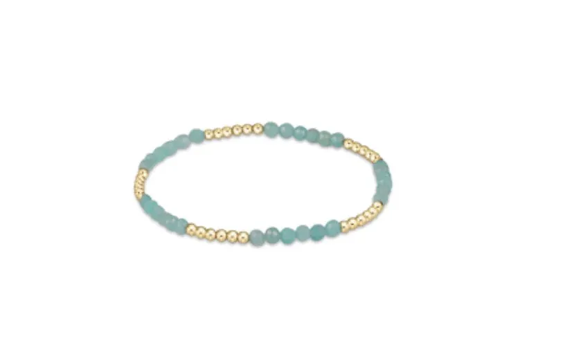 enewton: Blissful Pattern 2.5mm Bead Bracelet - Amazonite