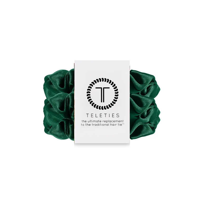 Evergreen Teletie Scrunchies