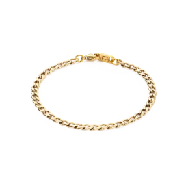 Extension chain 21 cm gold