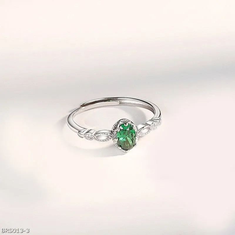 Fashion microset zircon ring