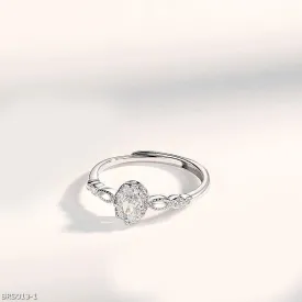 Fashion microset zircon ring