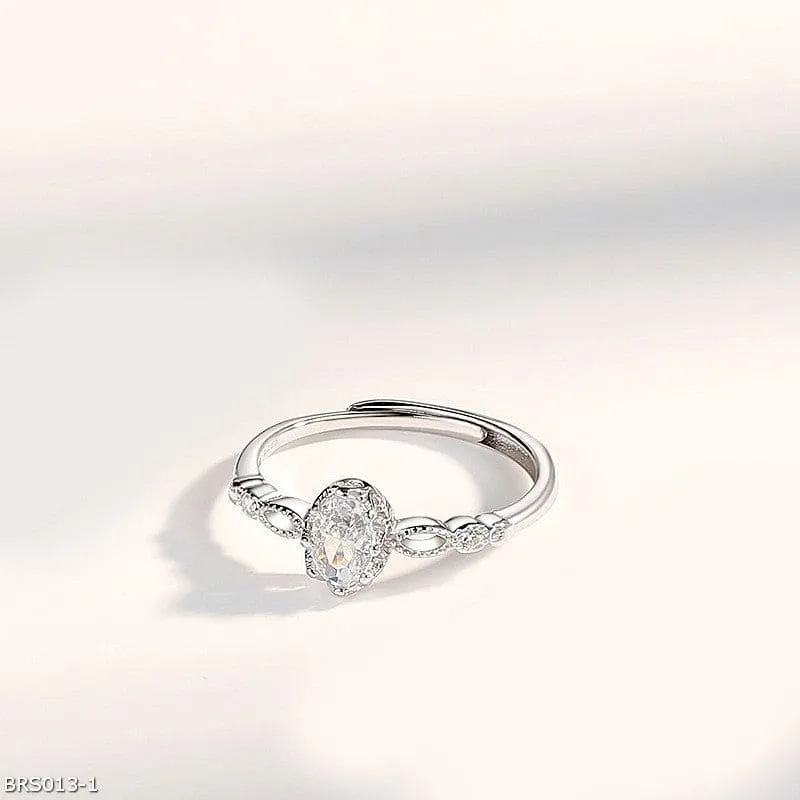 Fashion microset zircon ring