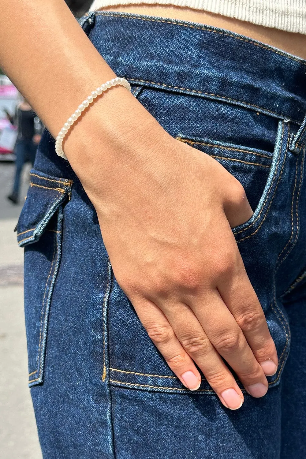 Faux Pearl Bracelet