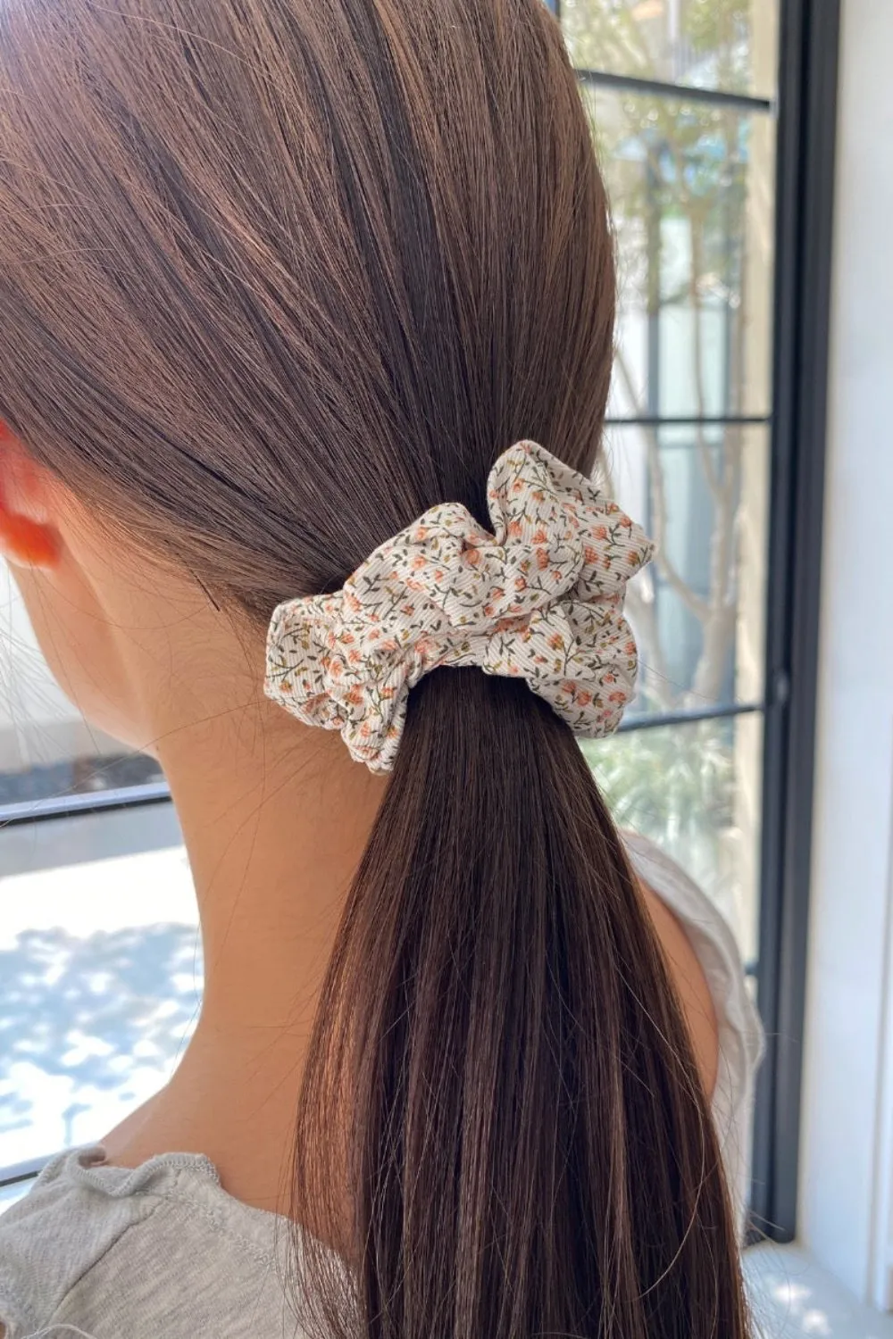 Floral Scrunchie