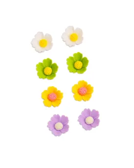 Flower Child Floral Hair Clips Set