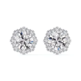 Forevermark Center of My Universe® Floral Halo Diamond Stud Earrings