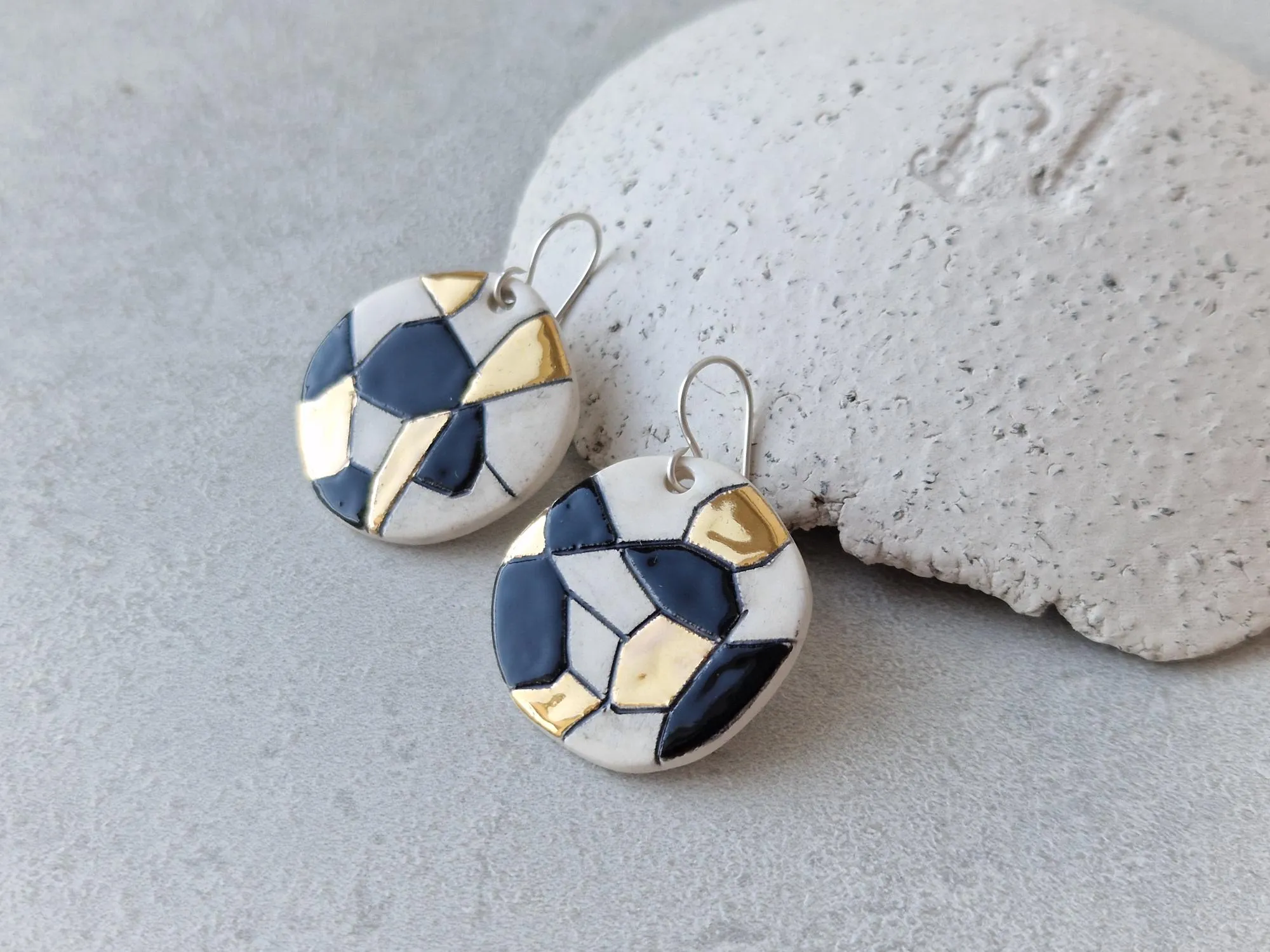 Geometric earrings No. 13