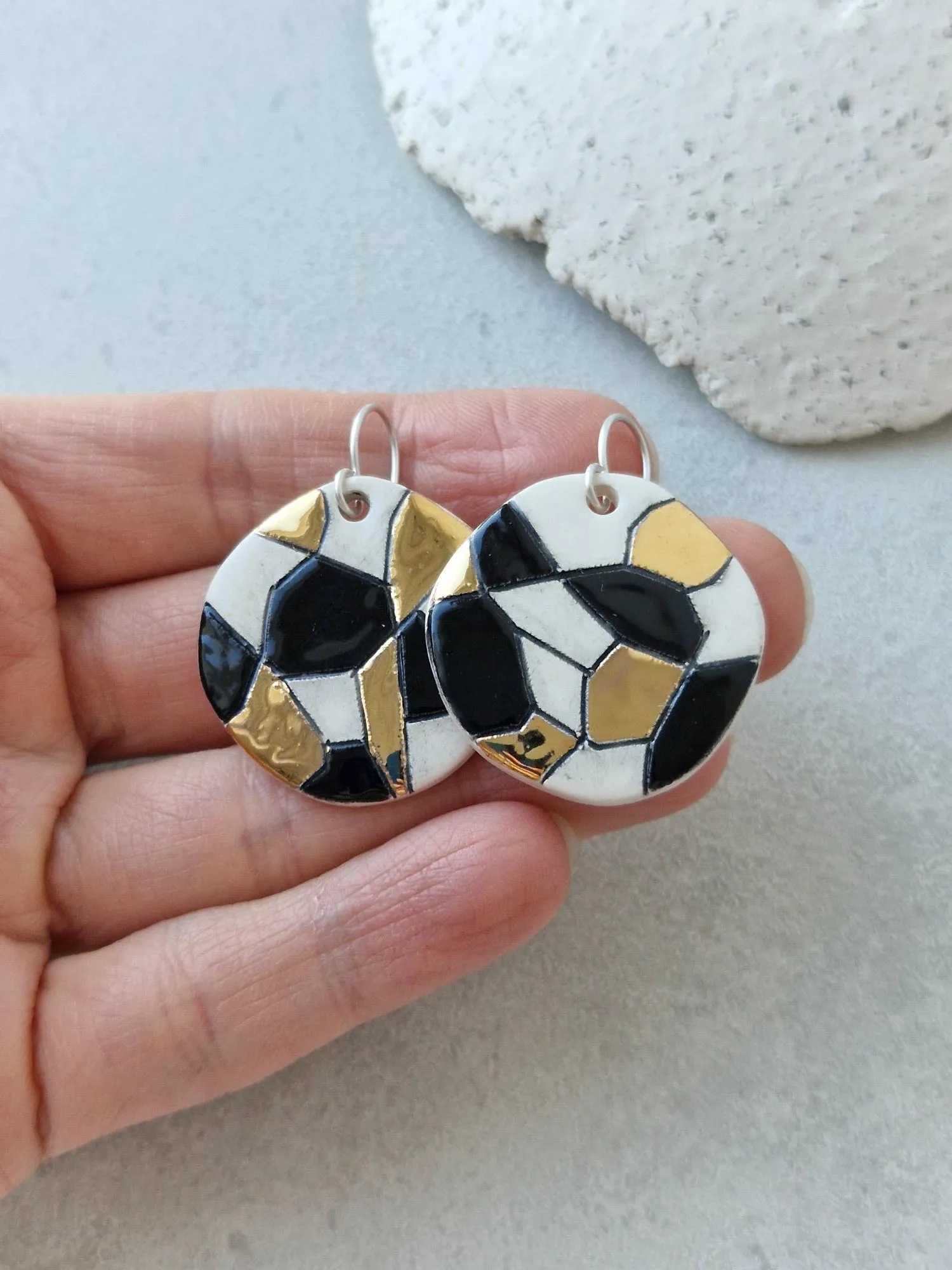 Geometric earrings No. 13