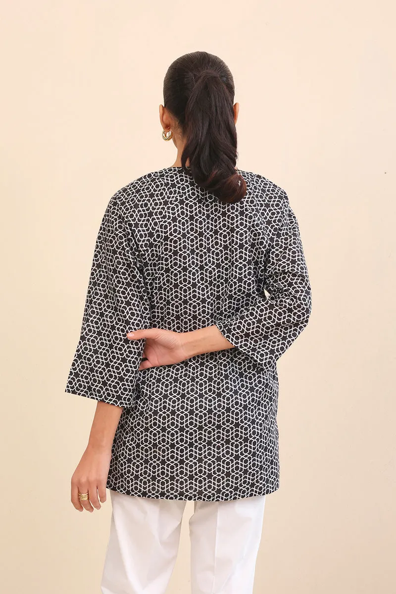 Geometric Kurta