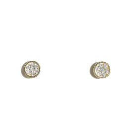 Geovana Circle Pave Studs