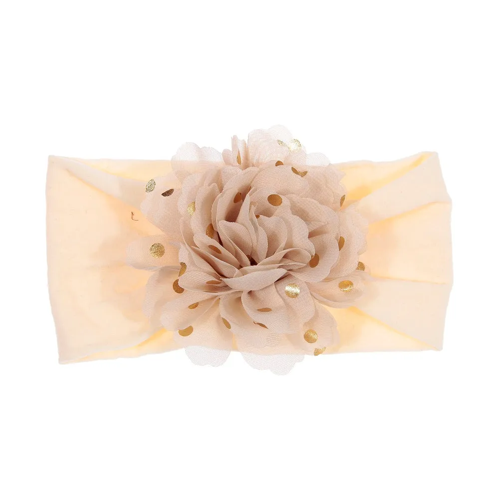 Girls Stretch Chiffon Flower Headband - ONLY 5 LEFT!!!