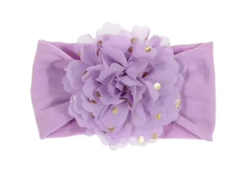 Girls Stretch Chiffon Flower Headband - ONLY 5 LEFT!!!