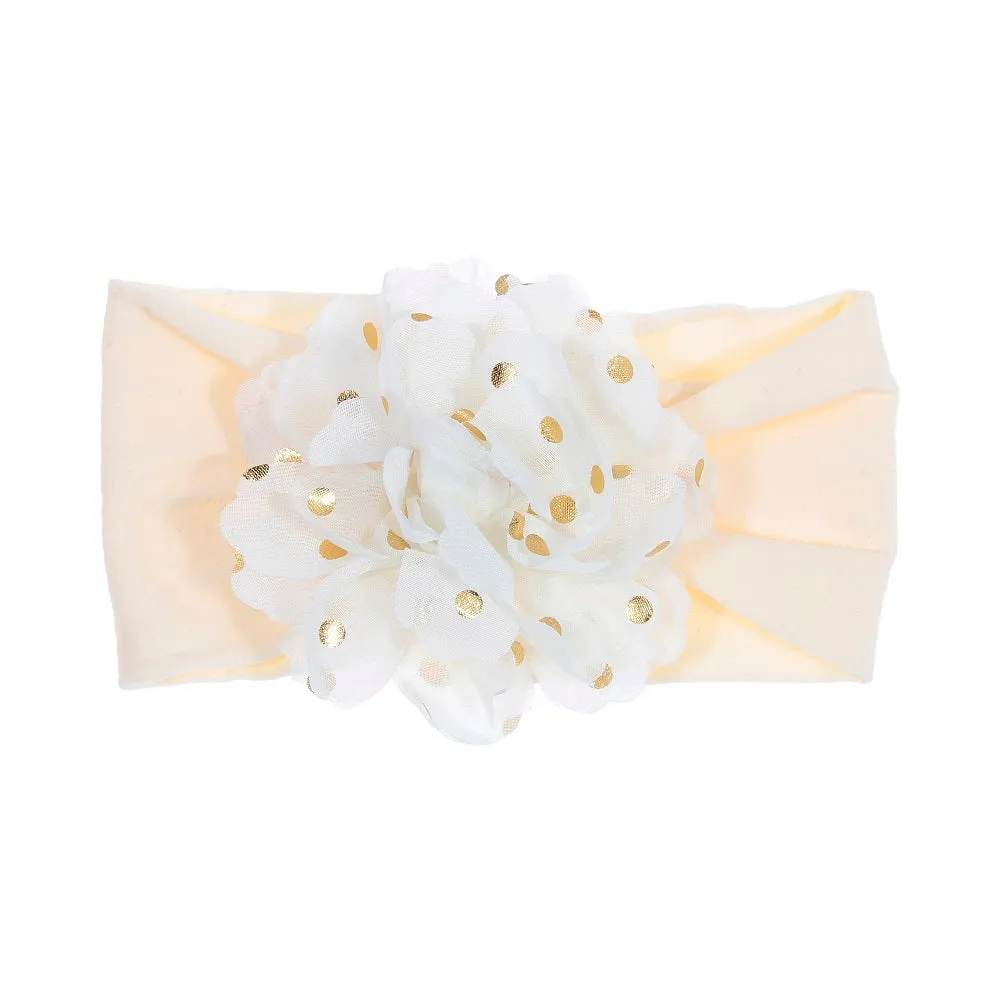 Girls Stretch Chiffon Flower Headband - ONLY 5 LEFT!!!