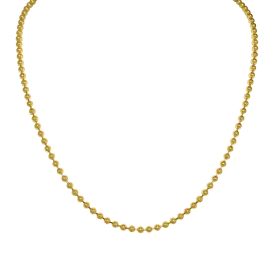 Gold Ball 3mm Chain 16”