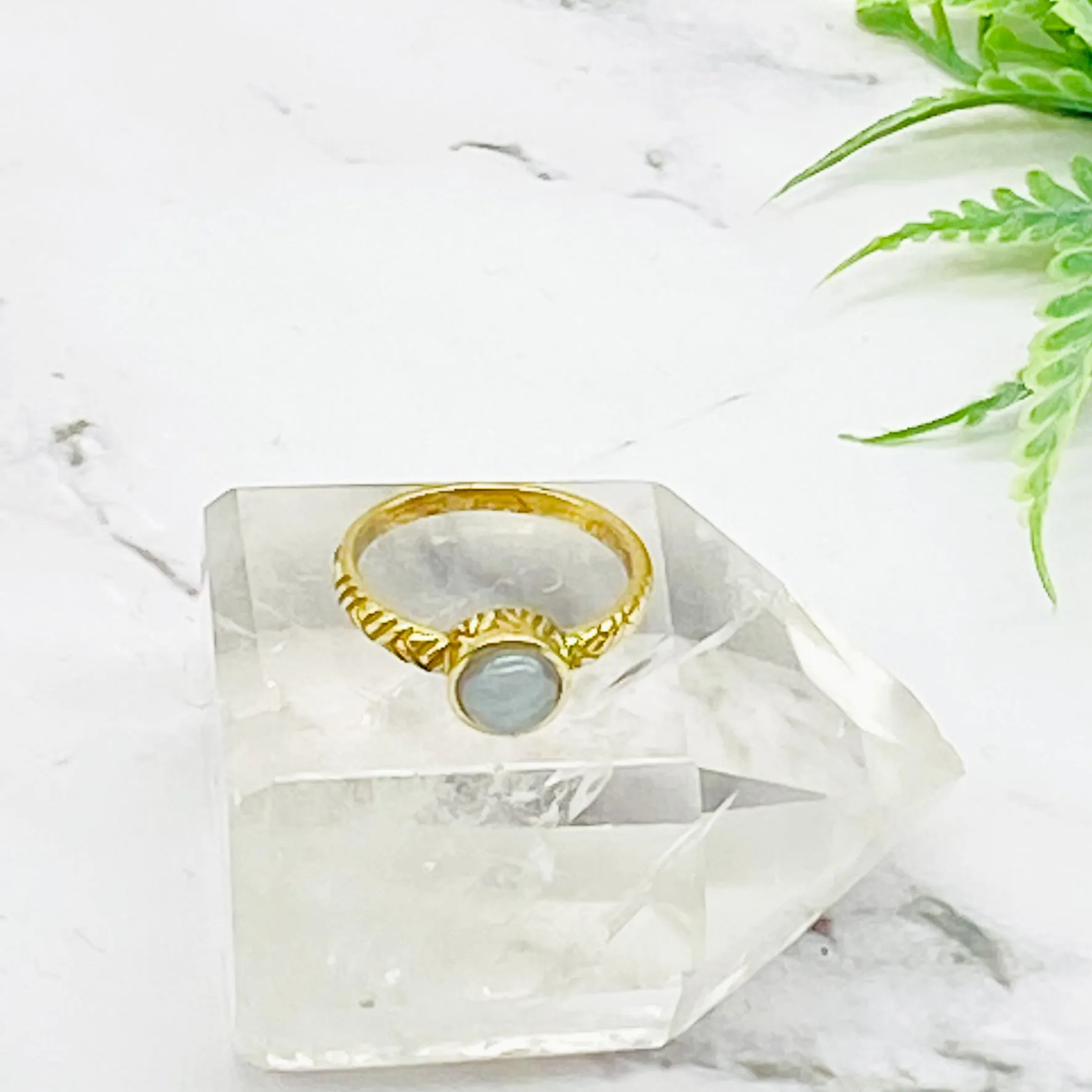 Gold Filled Stackable Rings, Crystal Rings, Handmade Jewelry, Bohemian Rings, Gift for Mom, Gold Band Rings, Fashionable Ring