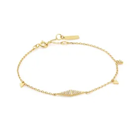 Gold Geometric Chain Bracelet