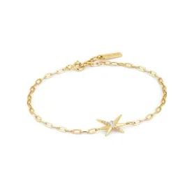 Gold Spike Chain Bracelet