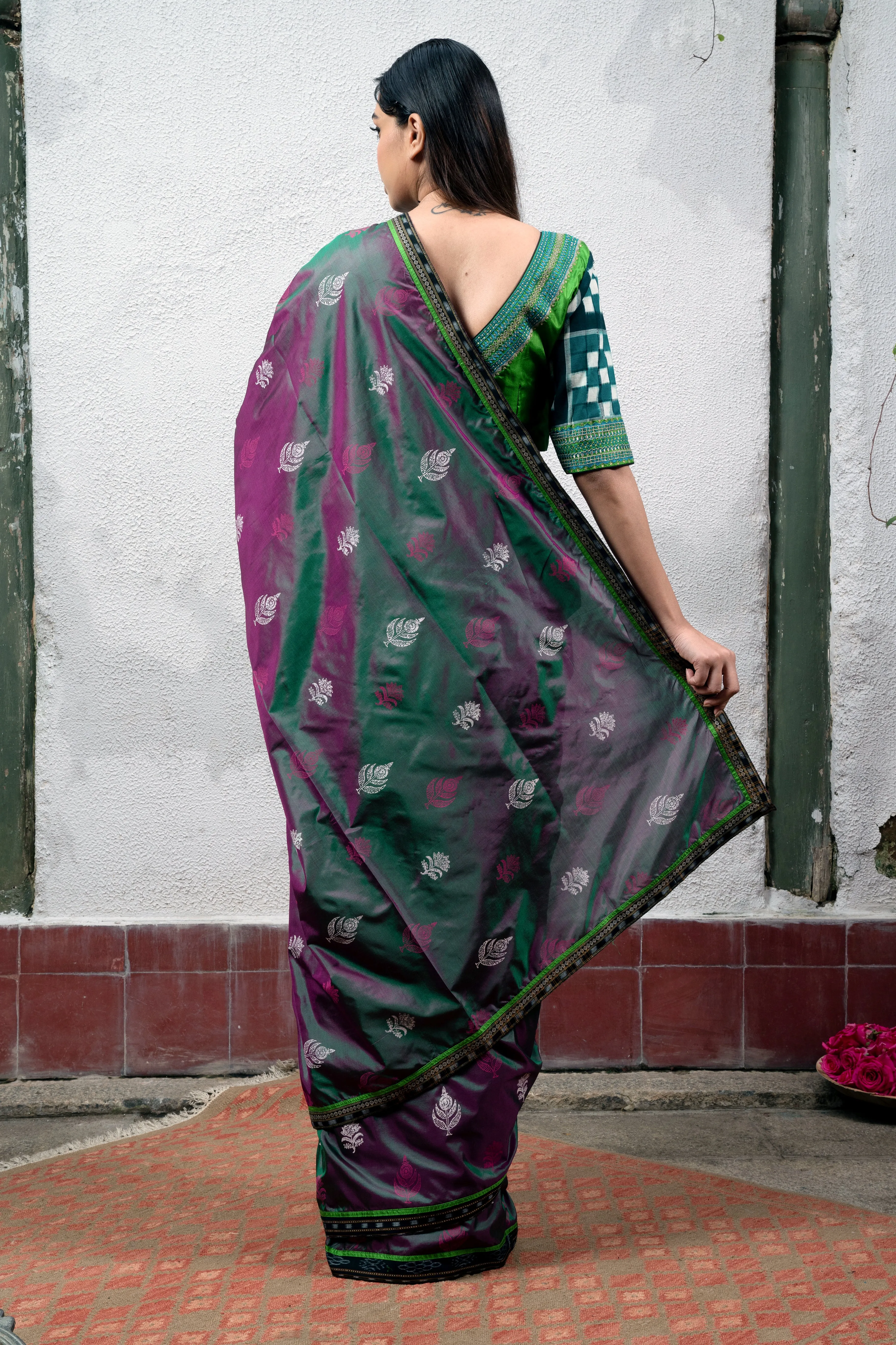 Green Saree