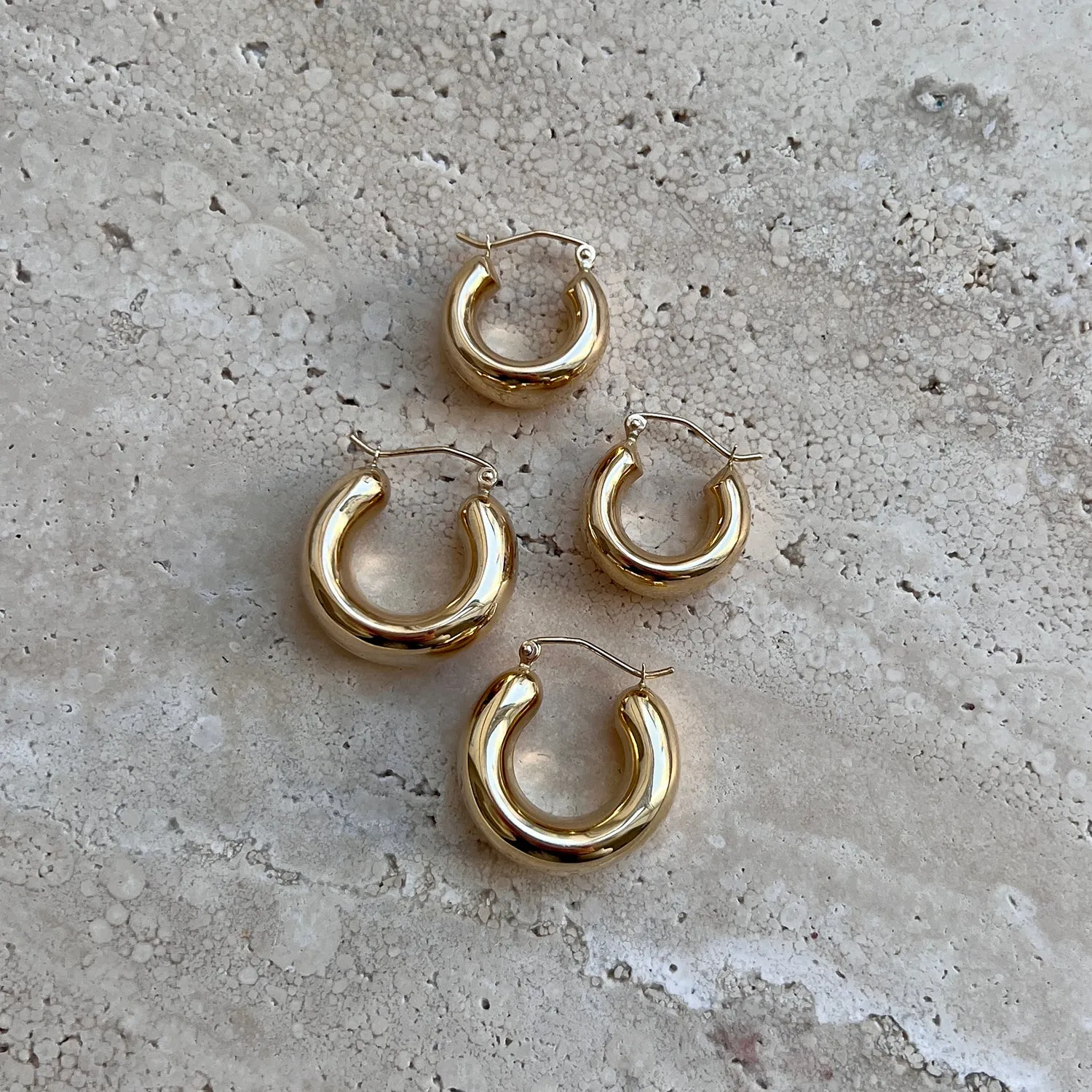 Hailey Large Chunky Hoops