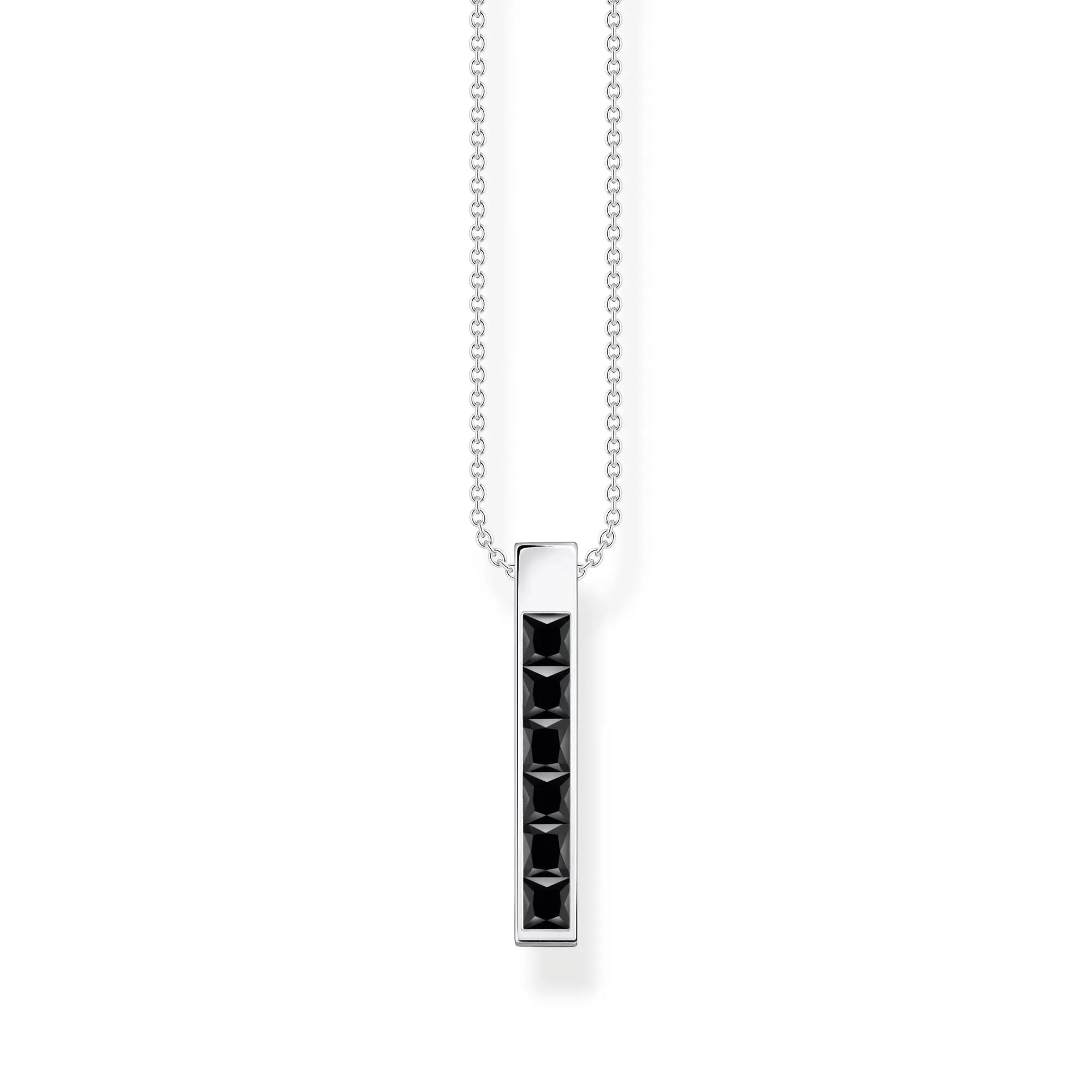 Heritage Black Bar Necklace