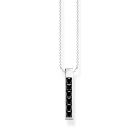 Heritage Black Bar Necklace