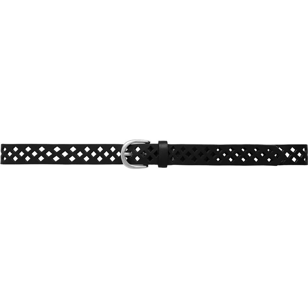 High quality leather belt / 15836 - Black (Nero)