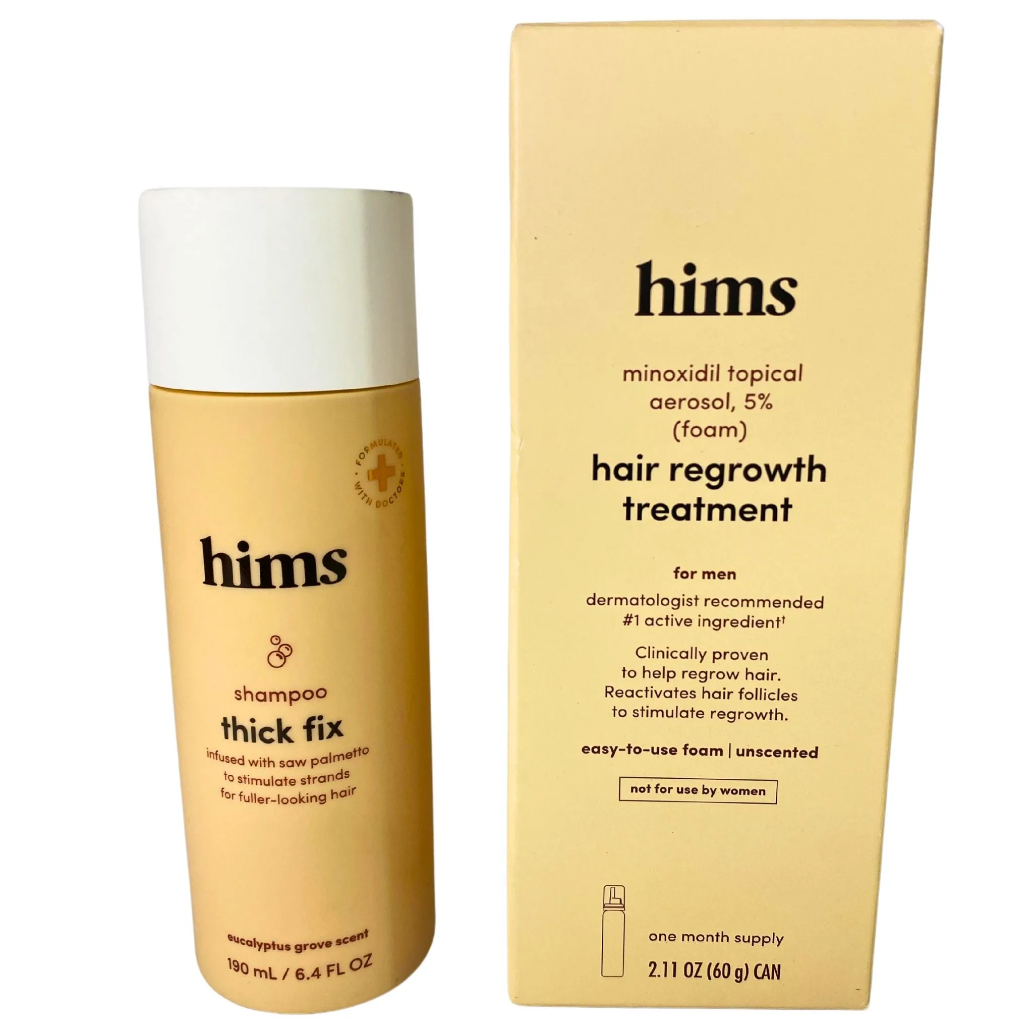 Hims Hair Regrowth Treatment & Shampoo Thick Fix (17 Pcs Lot)