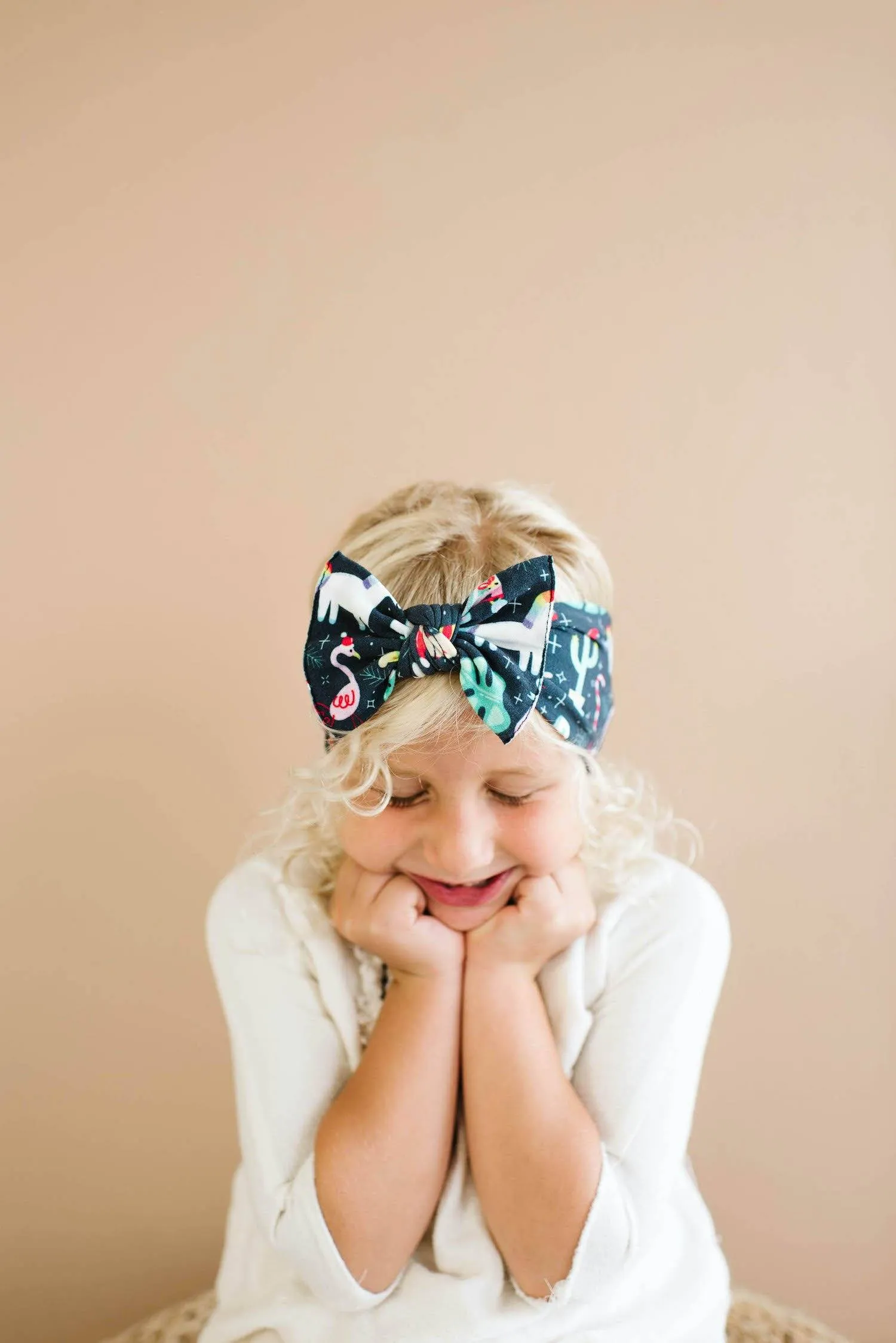 Holiday Bash Printed Knot Headband