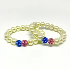 Jack and Jill Ecru Pearl Bracelet Set