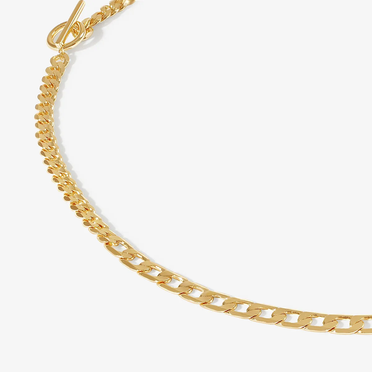 Jacque curb chain necklace