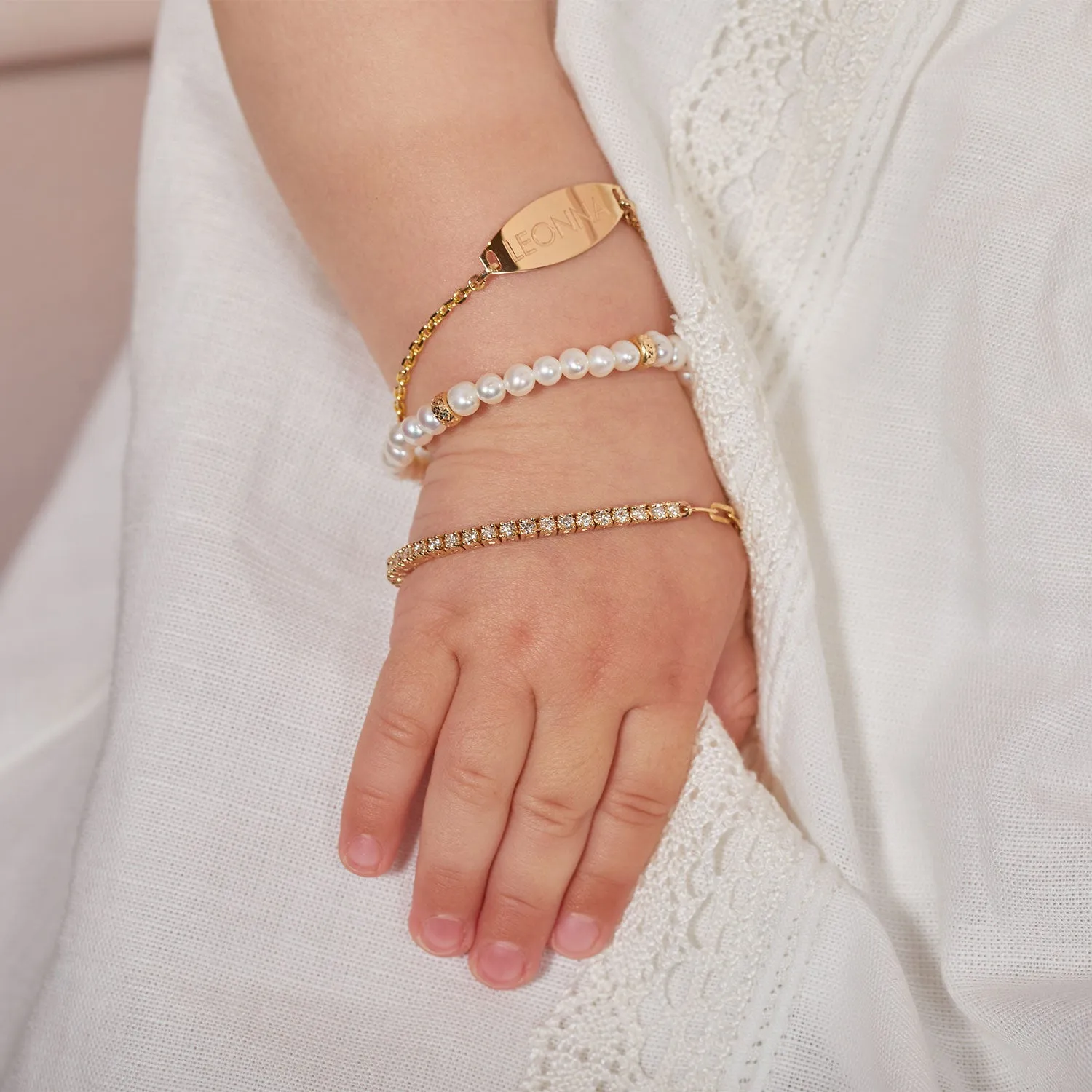 Kids Pearl Beaded Bracelet