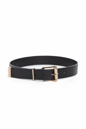 Laird Belt in Black Leather