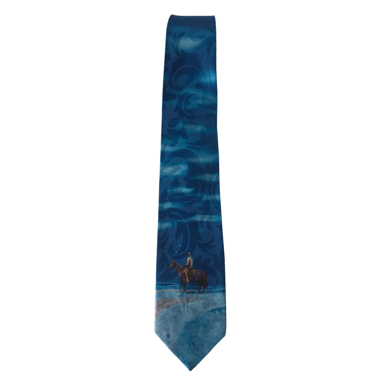 Limited-Edition Winter Rider Silk Tie by Harold Holden