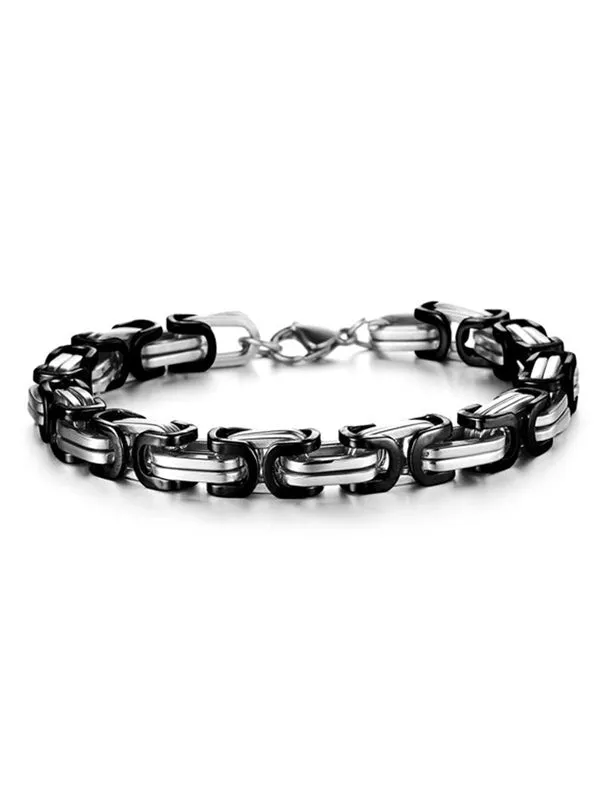 Men's Geometry Spliced Bracelet