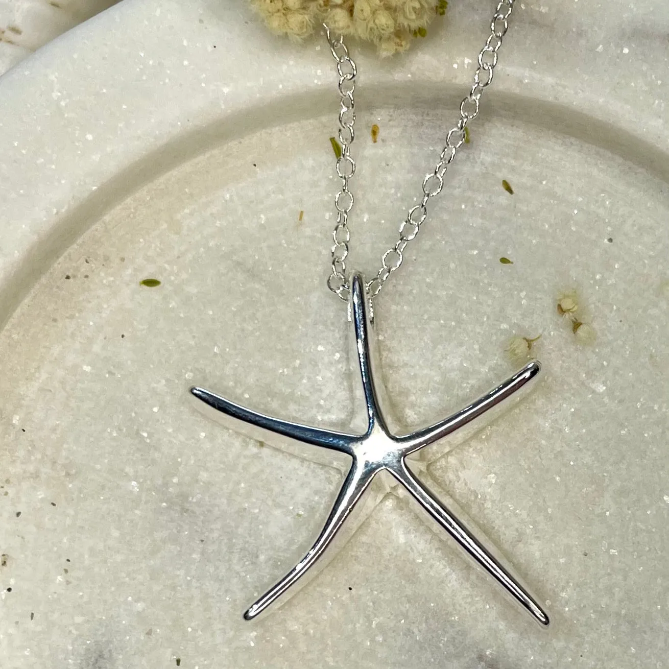 Mira | Sterling Silver Plated Starfish Necklace