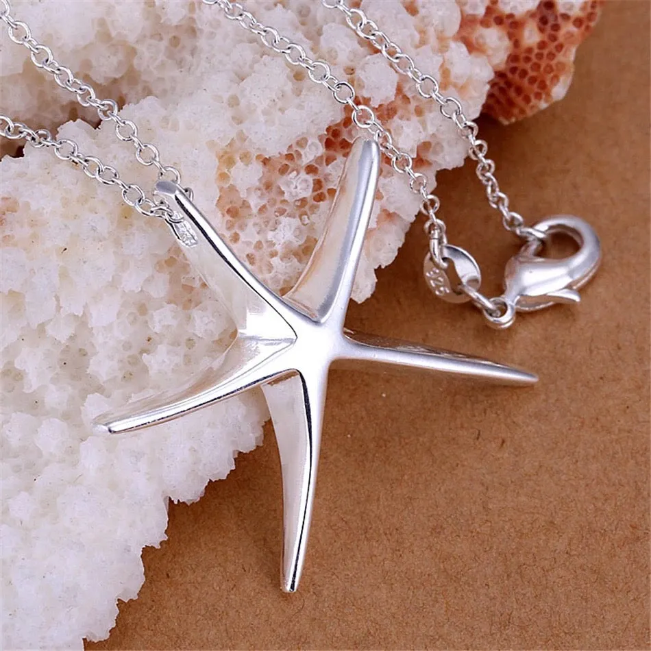 Mira | Sterling Silver Plated Starfish Necklace