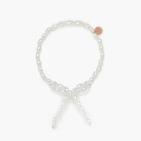 Mother of Pearl Bow Stretch Bracelet