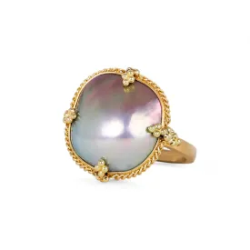 Organic Mabe Pearl Ring