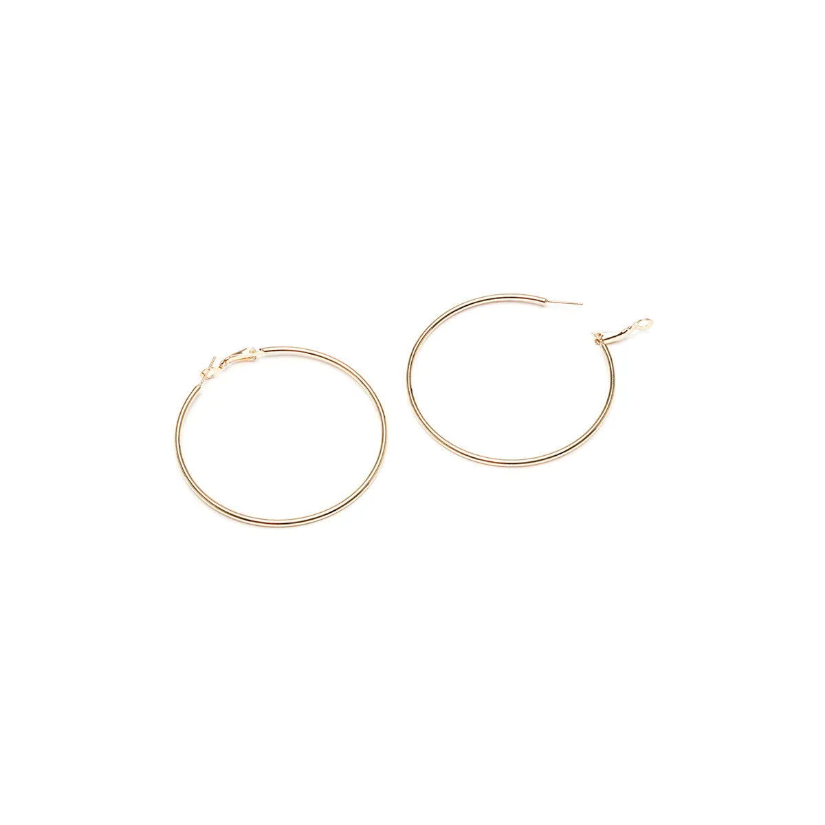 Oversized Thin Hoop Earrings