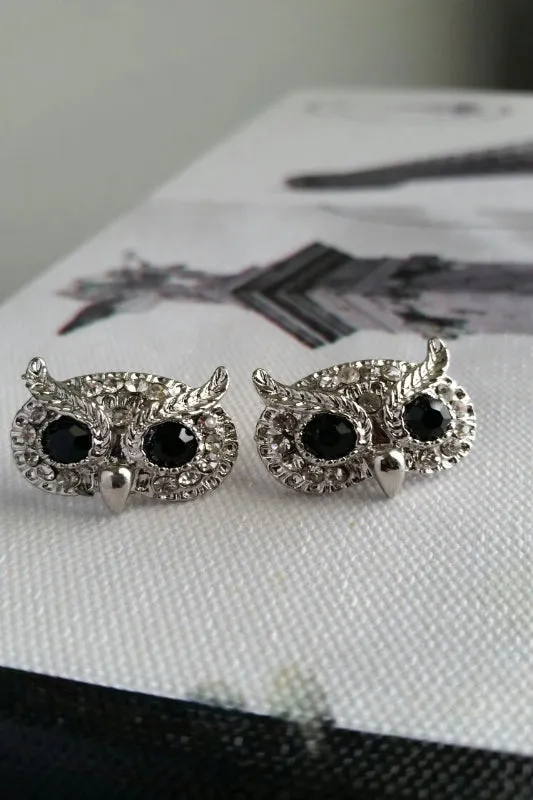 Owl Stud Earrings