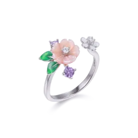 Peach Blossom Ring