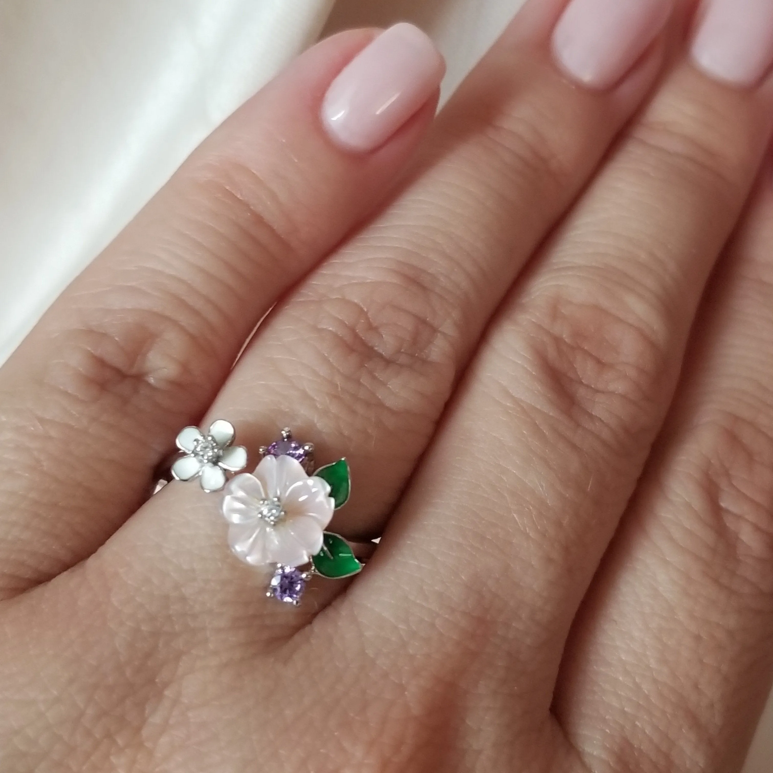 Peach Blossom Ring