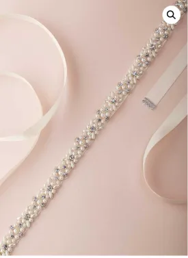 Pearl Motif Belt