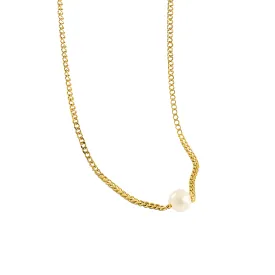 Pearl Rope Chain Necklace