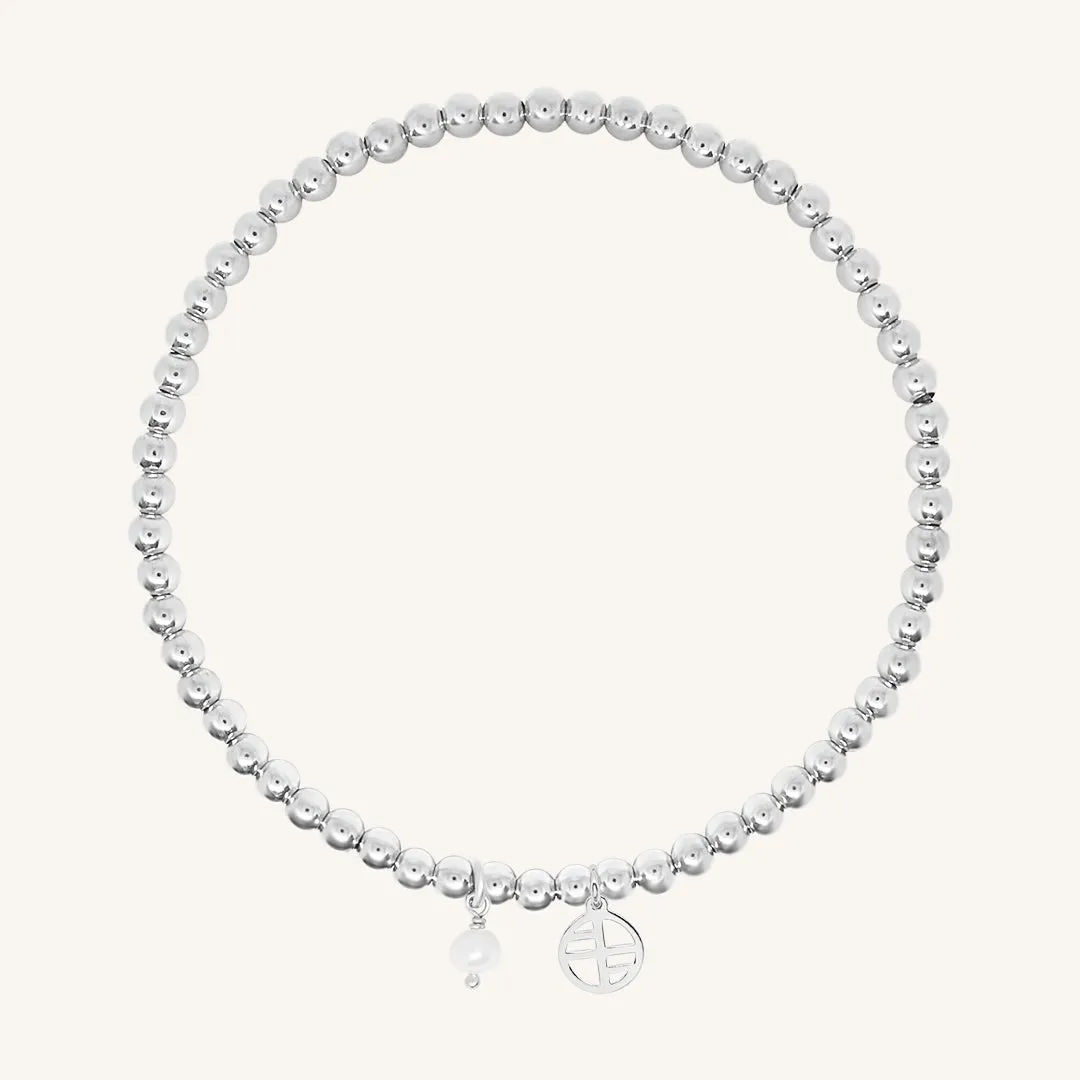 Pearl Staple Bracelet - Stone of Potential